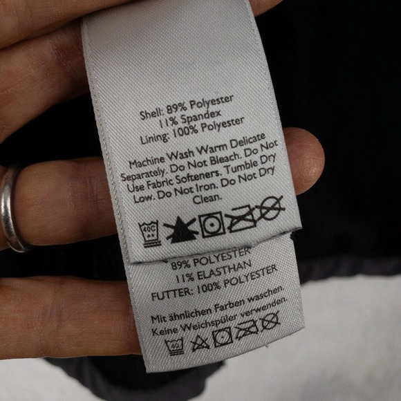 Eddie Bauer Jacket Men's Medium Gray Windfoil Elite Jacket Lined Furry Fleece - Picture 11 of 14